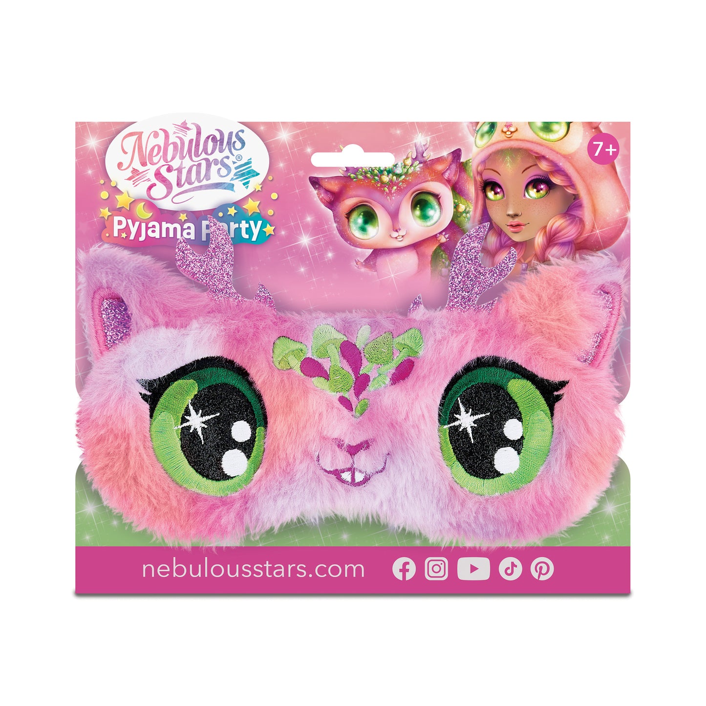 Masque de sommeil peluche - Party Pyjama - Assortiment - N.S.
