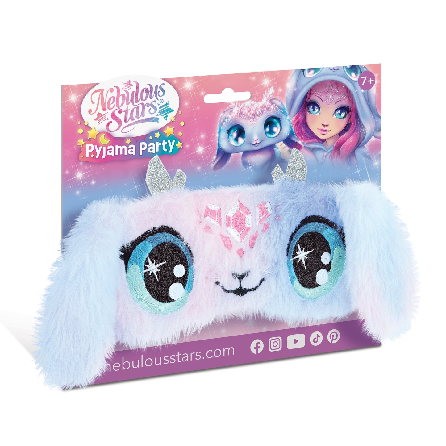 Masque de sommeil peluche - Party Pyjama - Assortiment - N.S.