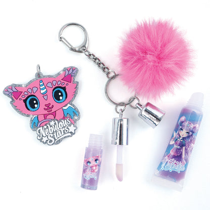 Porte-clé de brillants à lèvres (12/6ch)