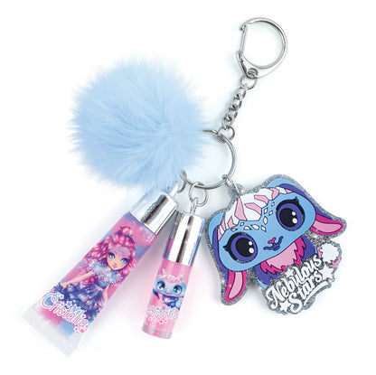 Porte-clé de brillants à lèvres (12/6ch)