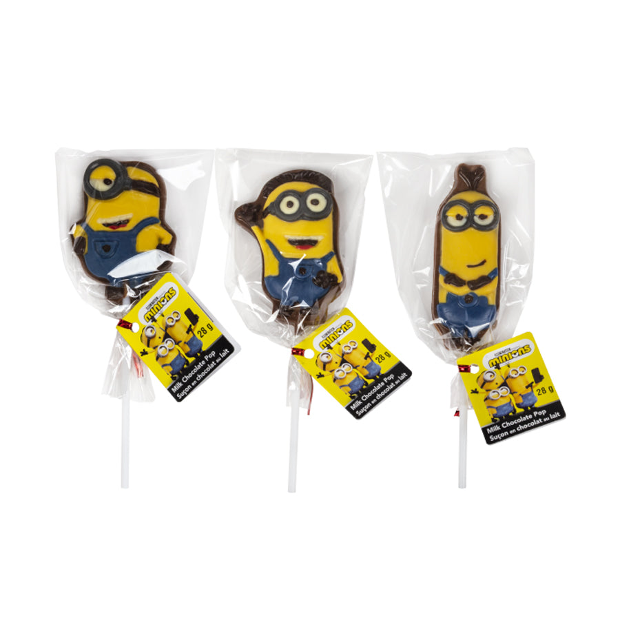 Suçons en chocolat Minions