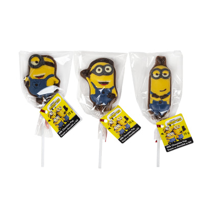 Suçons en chocolat Minions
