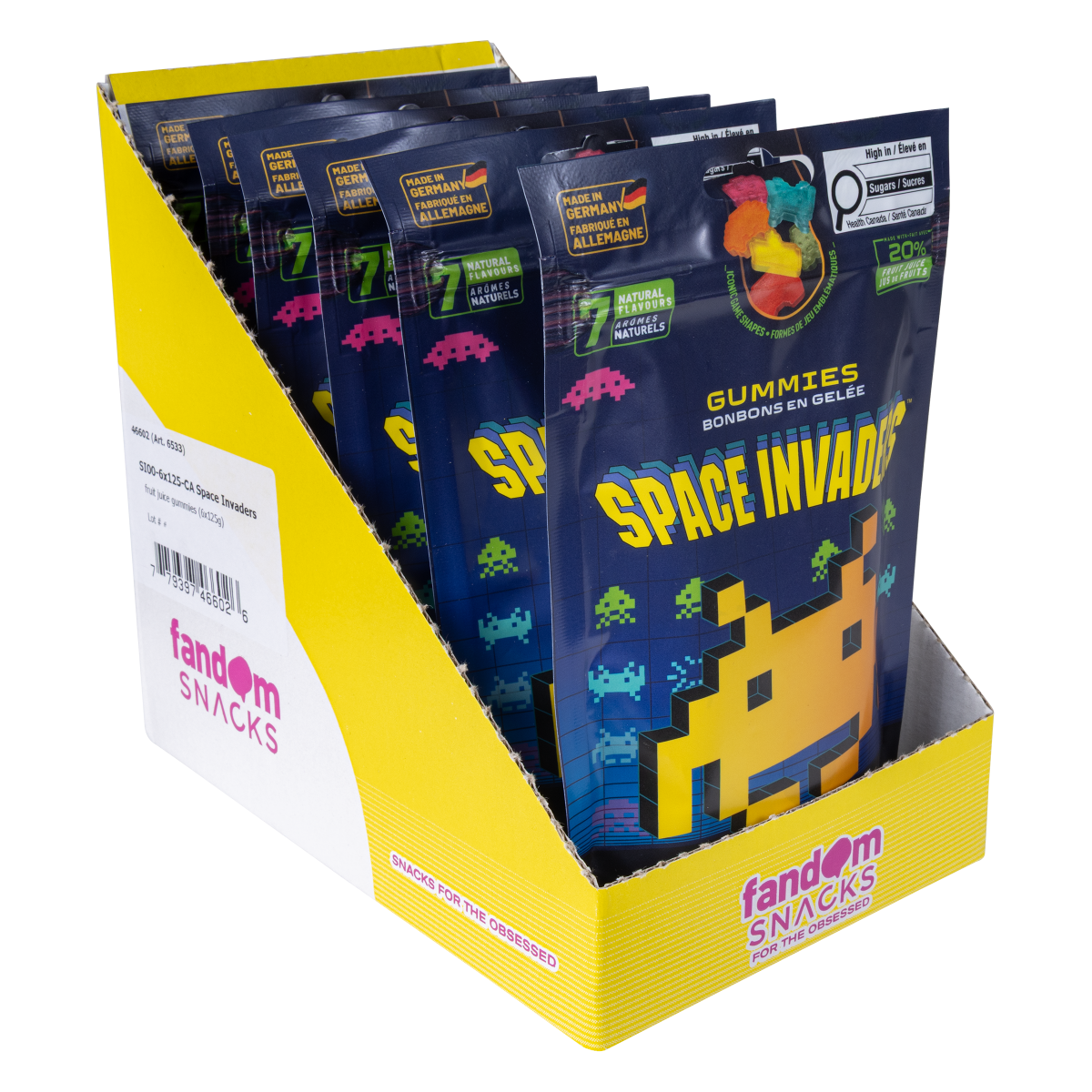 Space Invaders Gummies 125g