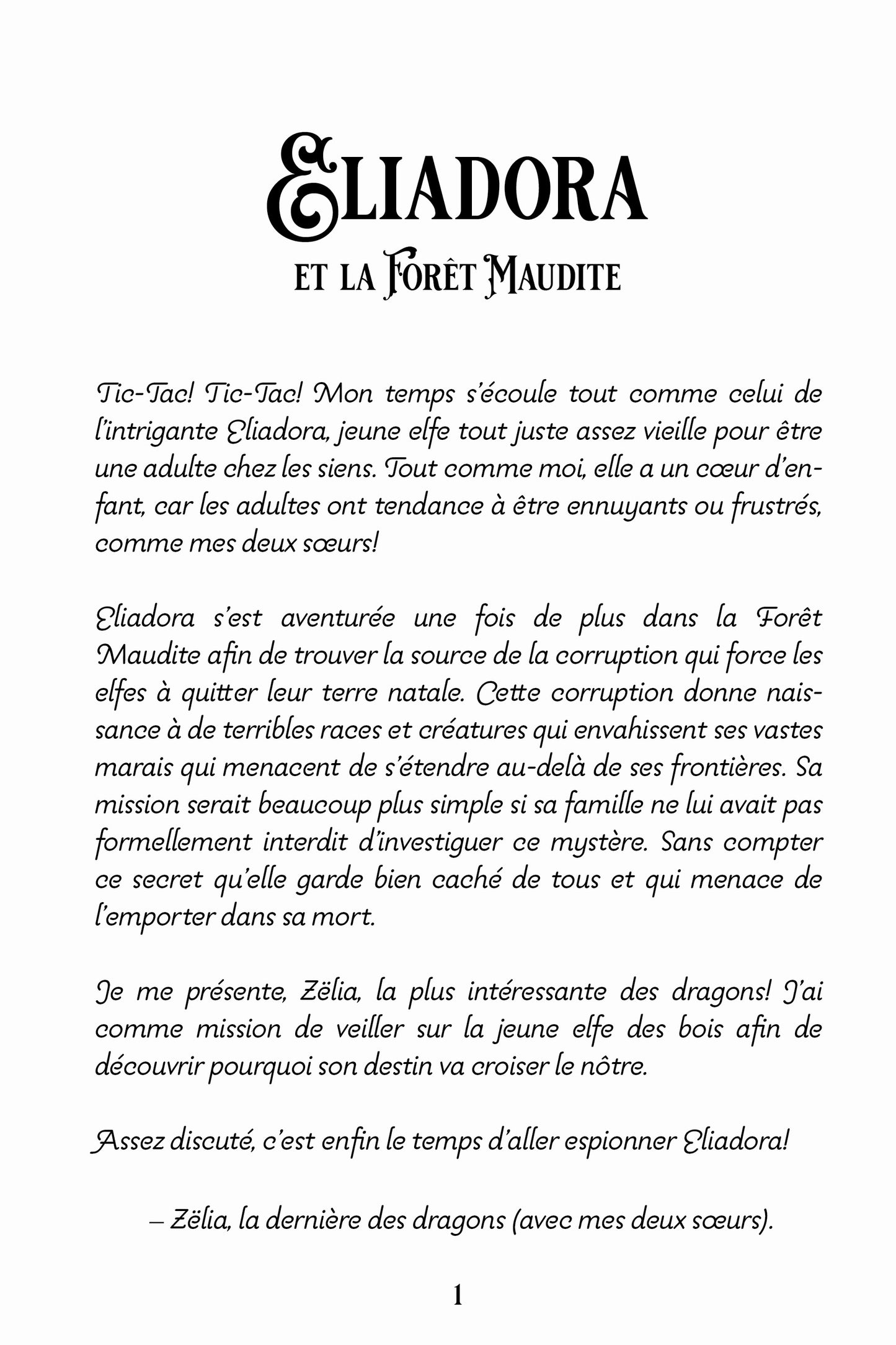 Roman HMD 2 - Eliadora et la Forêt Maudi
