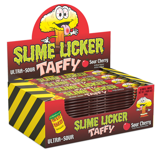 Toxic Waste - Slime Licker Taffy Ultra-Sour Cherry