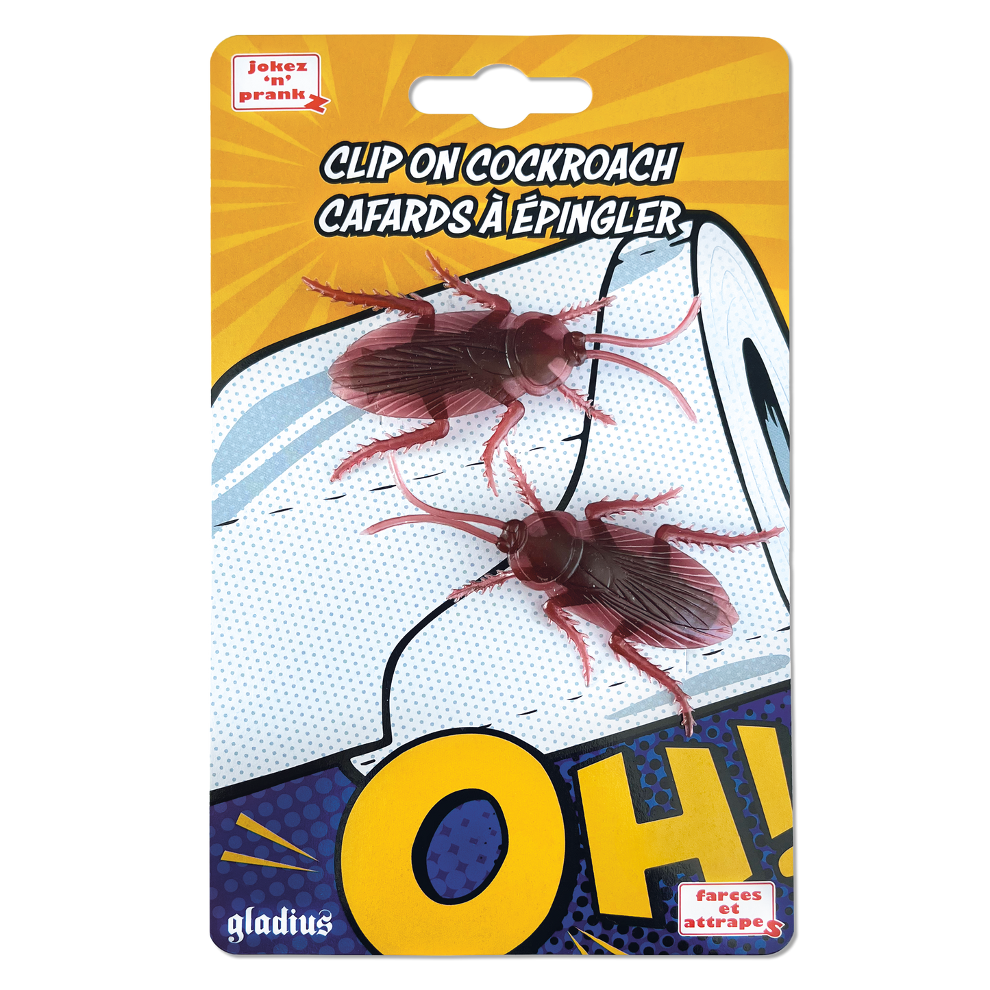 Clip on cockroach