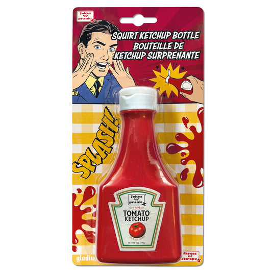 Bouteille de ketchup surprenante