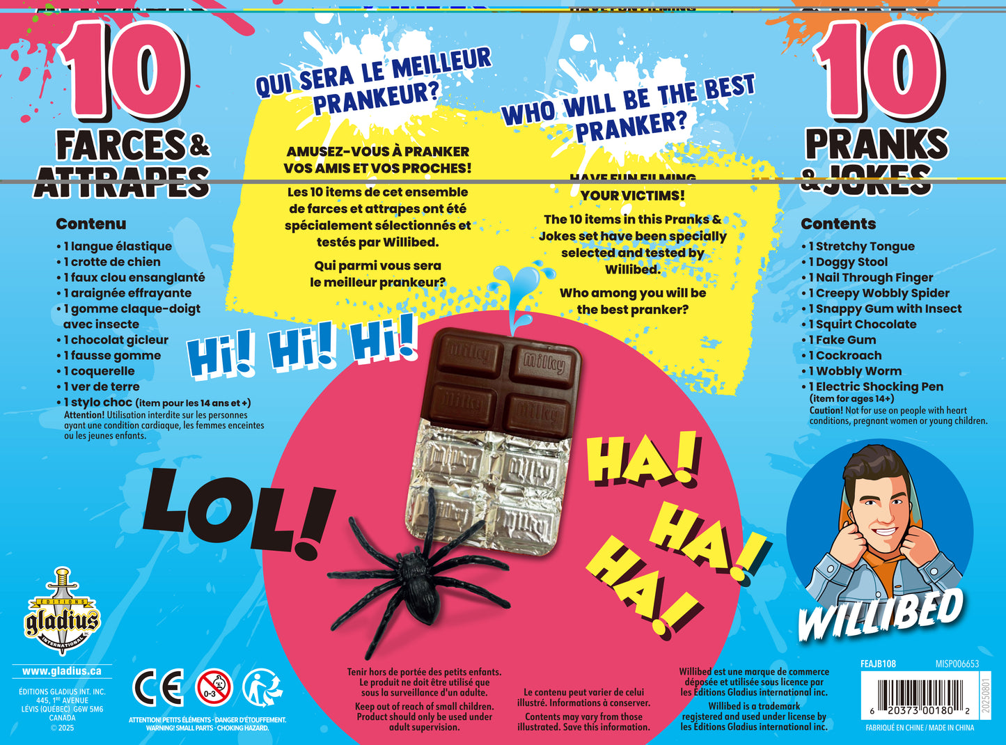 Willibed - 10 farces & attrapes