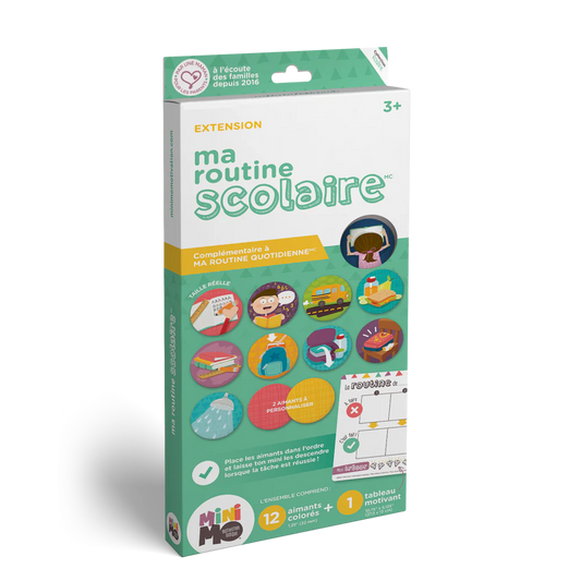 Ma routine scolaire (1 tableau )