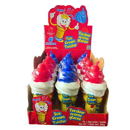 Ice cream twister Blue Raspberry & Strawberry