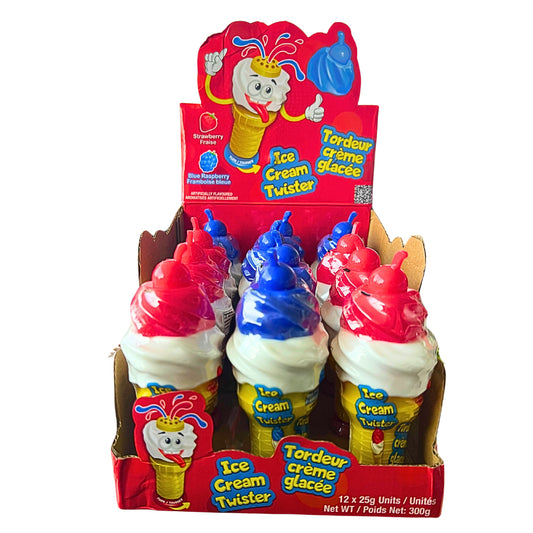 Ice cream twister Blue Raspberry & Strawberry