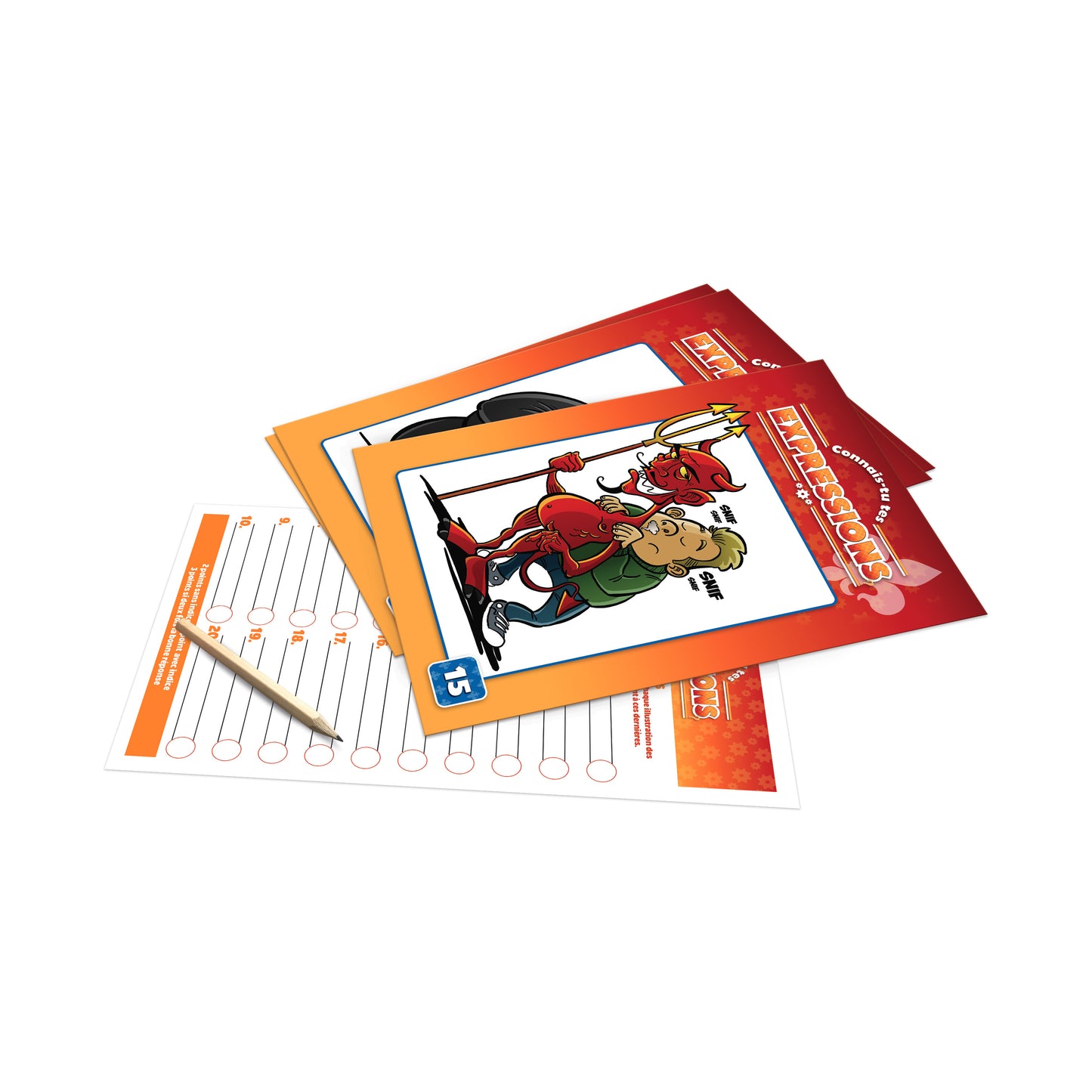 Connais-tu tes expressions? (Les doigts dans le nez!)