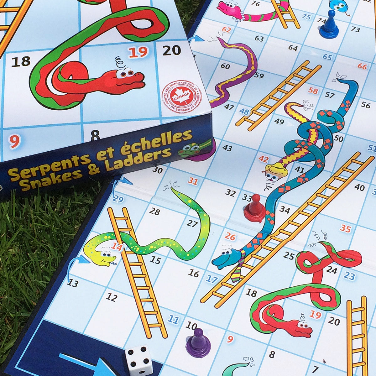 Snakes and ladders (Vertical box)