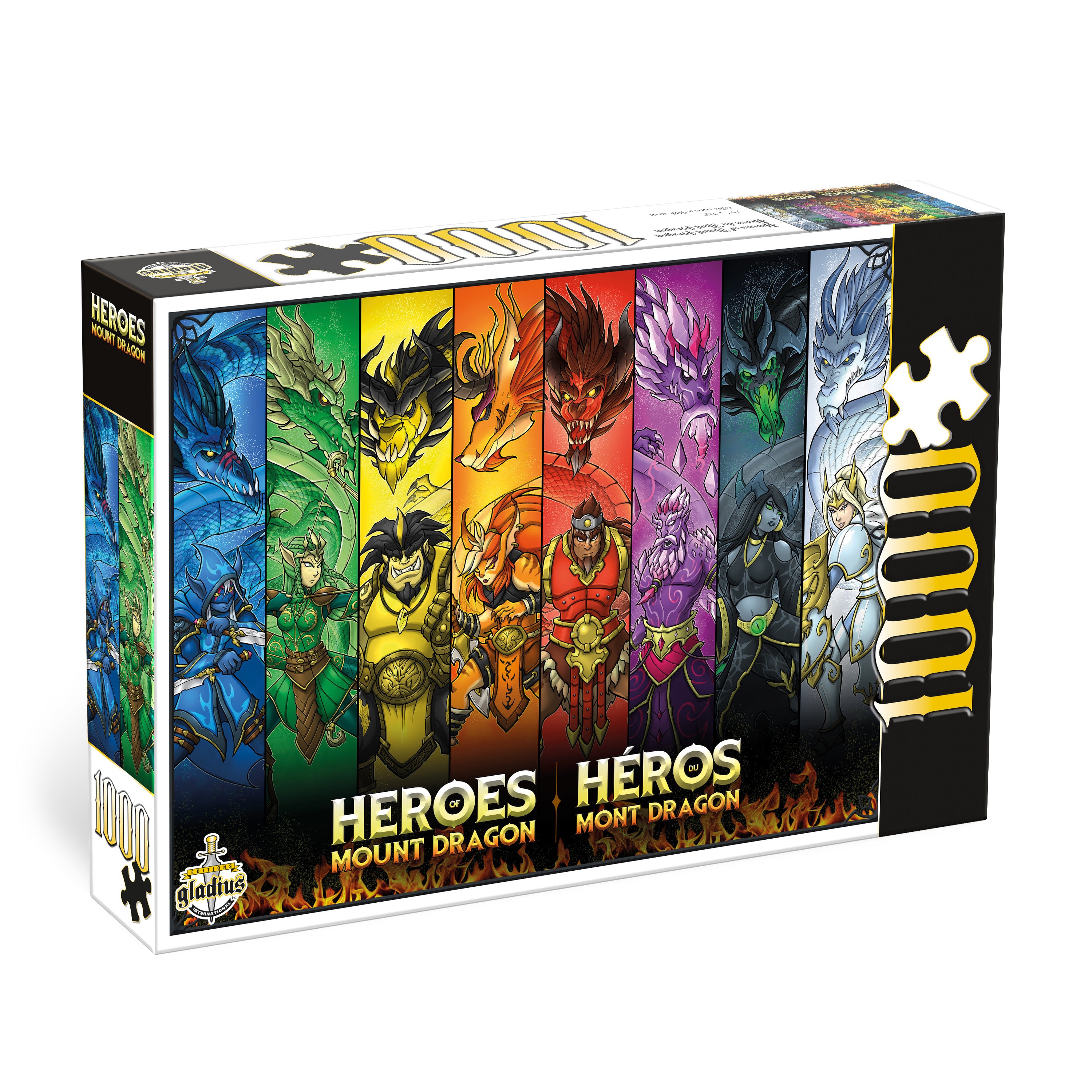 Heroes of Mount Dragon Puzzle 1000 pieces – Gladius boutique