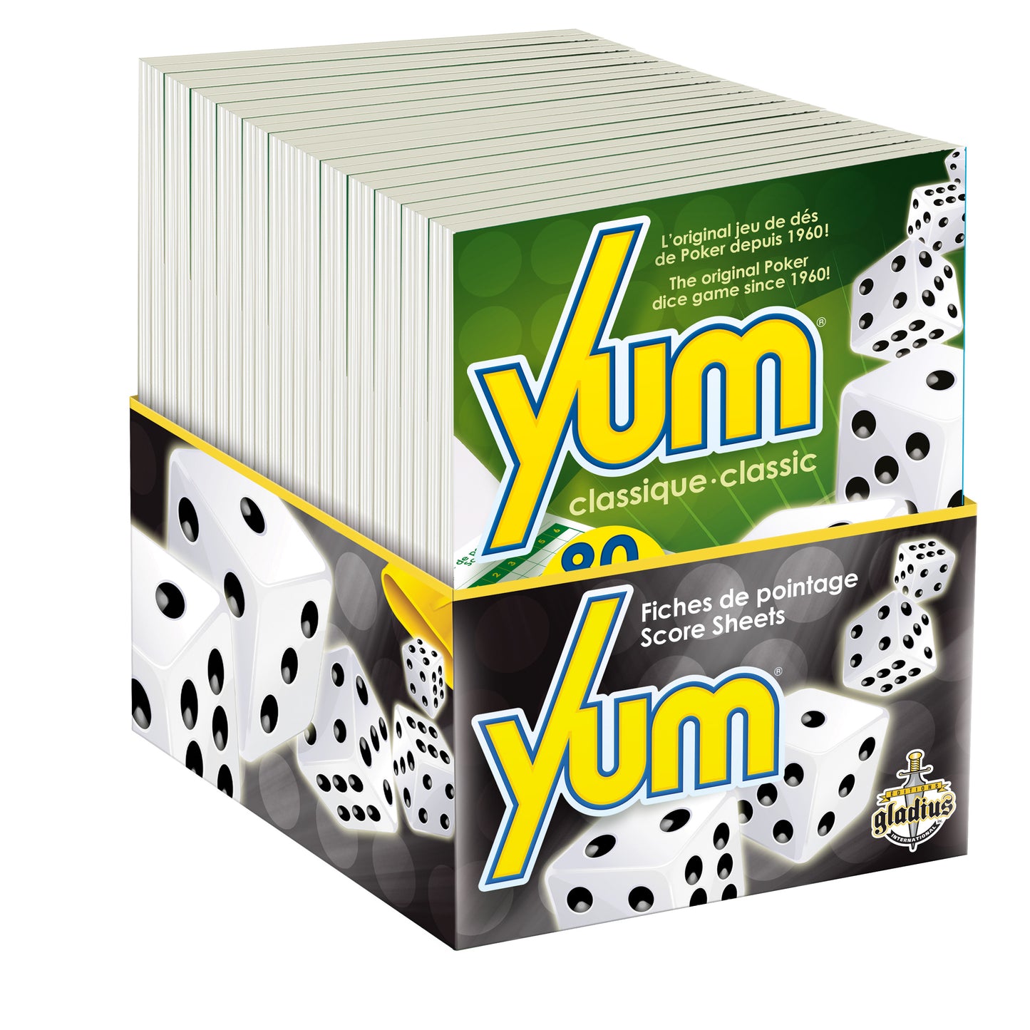 Yum - Feuilles de pointage 1 x 80