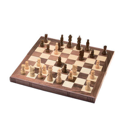 Ens. 3 en 1 Backgammon échecs et dames