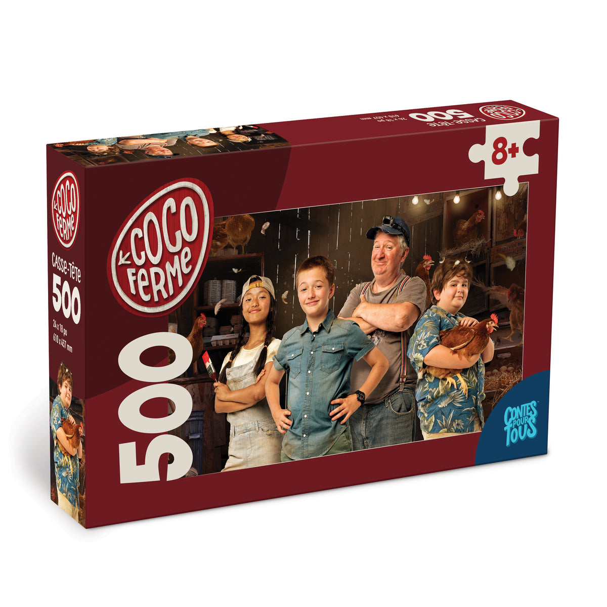 Casse-tête Coco ferme 500 morceaux