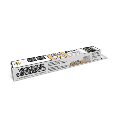 Wooden Rack Cards and Dominoes