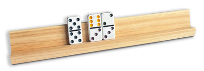 Wooden Rack Cards and Dominoes