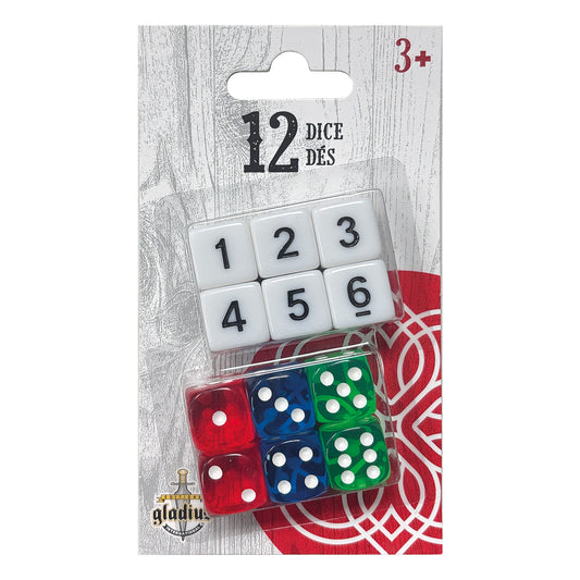 Pack of 12 dice
