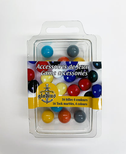 Marbles – 16 pieces (4 colors)