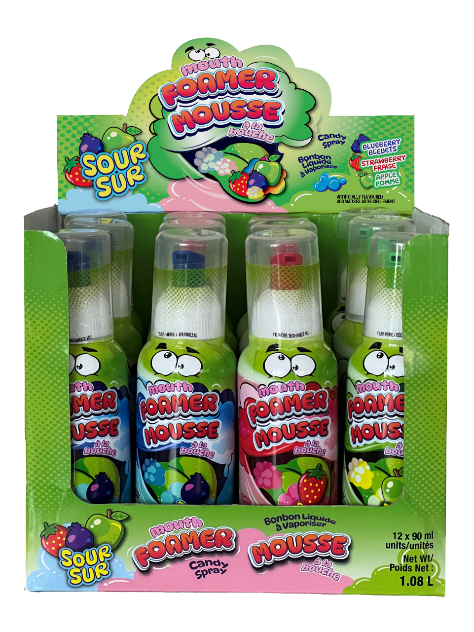 Mouth Foamer Mousse - Bonbon liquide à vaporiser