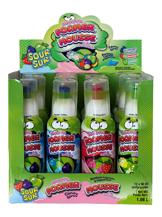 Mouth Foamer Mousse - Bonbon liquide à vaporiser