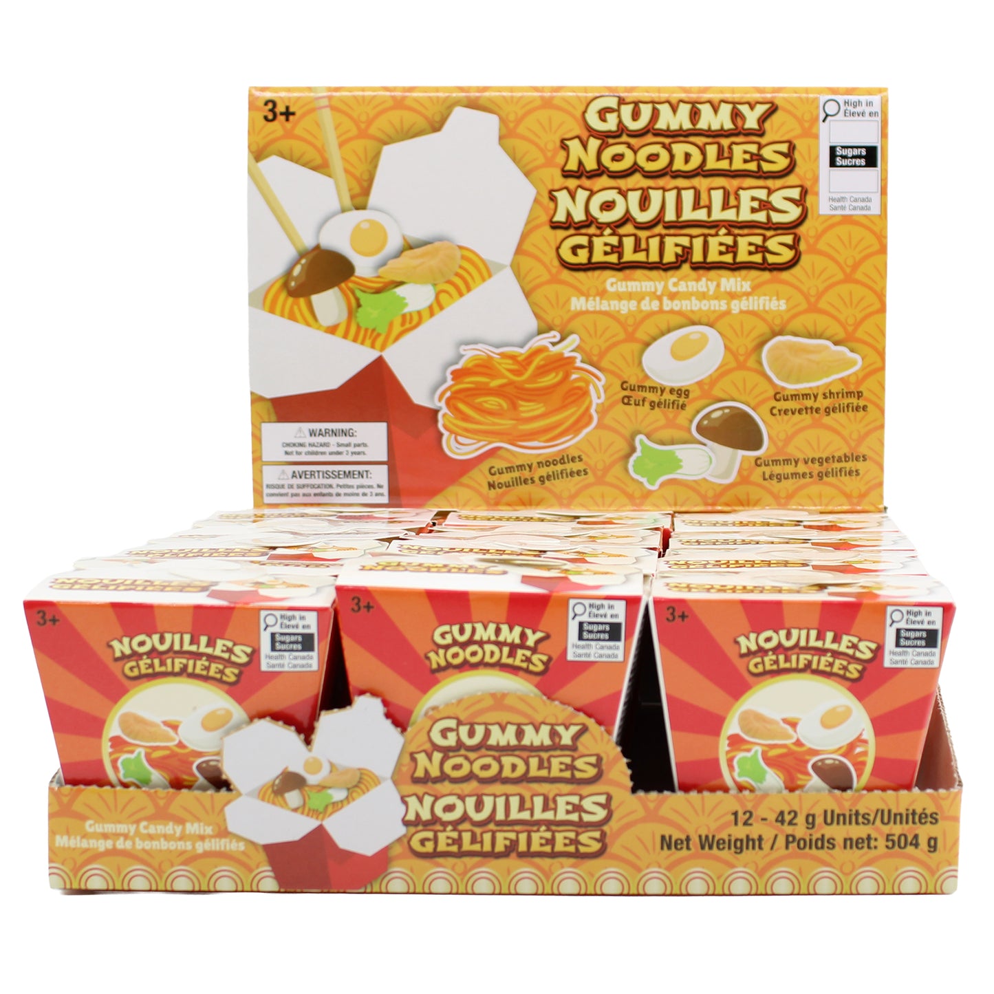 Nouilles gélifiées