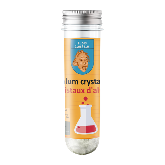 Cristaux d'alun - Tubes Einstein