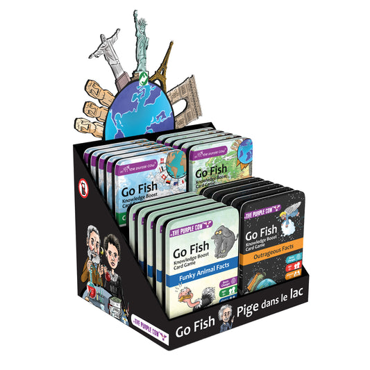 Go Fish - Présentoir de comptoir Plein (PUR481-PUR3309-PUR3293-PUR3910)