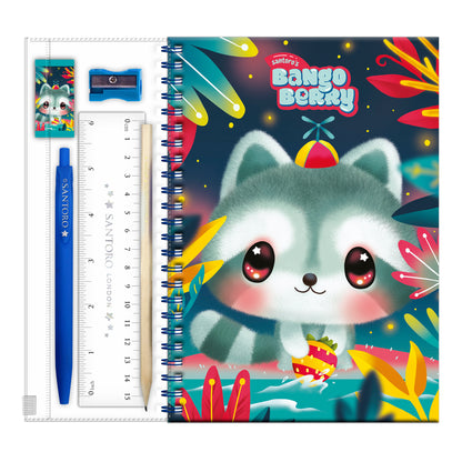 Bangoberry - Carnet avec articles de papeterie - Remy Raton