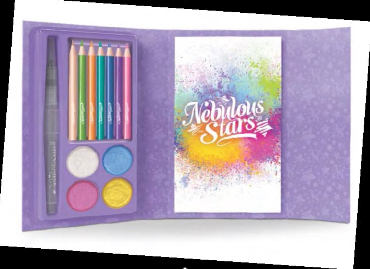 Nebulous Stars – Aquarelle à emporter – Pages blanches