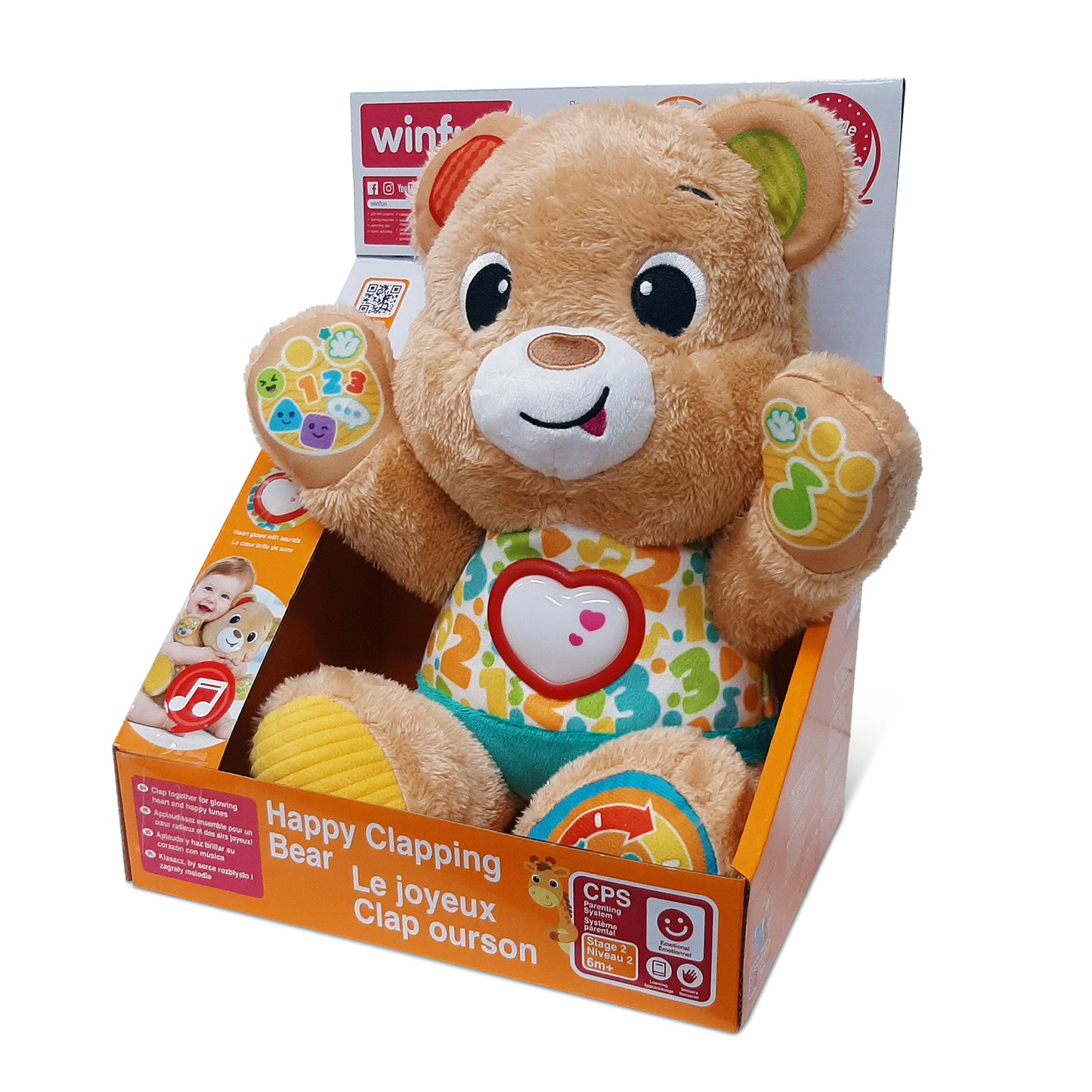 Happy Clapping Bear
