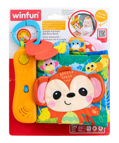 Jungle Animal Sensory Book
