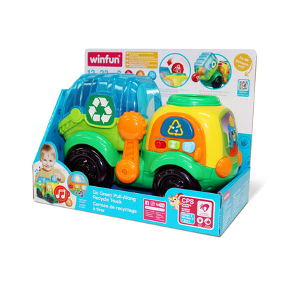Go Green Pull-Along Recycle Truck