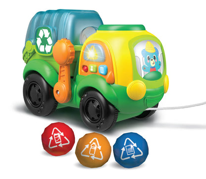 Camion de recyclage à tirer
