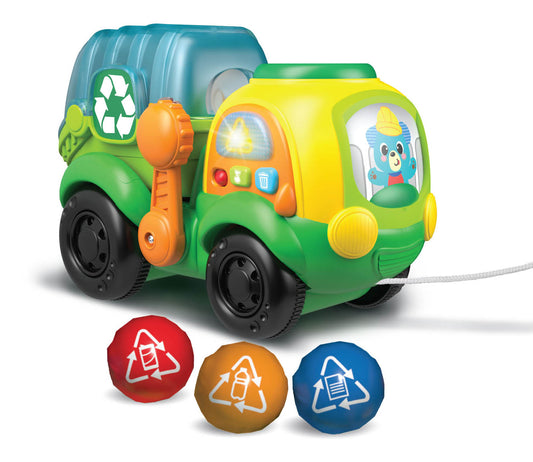 Camion de recyclage à tirer
