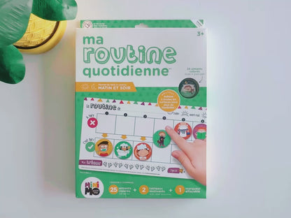 Ma routine quotidienne (2 tableaux)