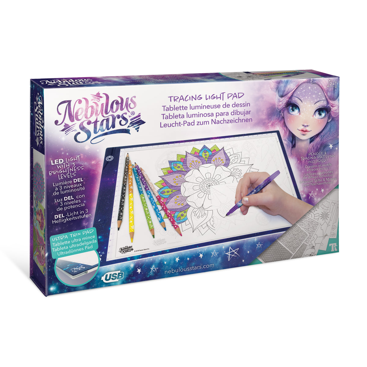 Nebulous Stars Tracing Light Pad