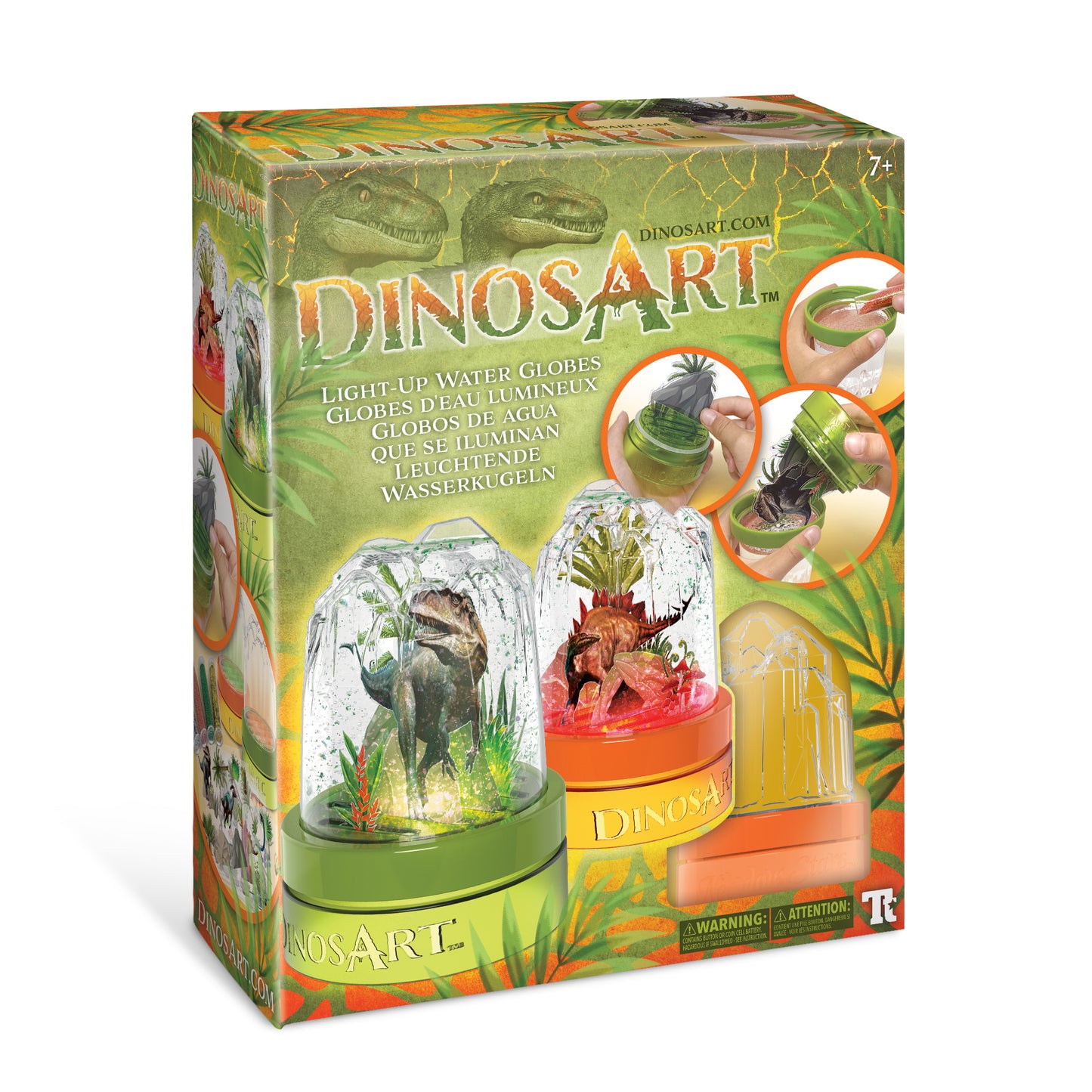 DinosArt – Globes d’eau lumineux