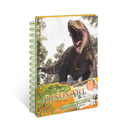 Dinosart Small Creative Book - Foil Art