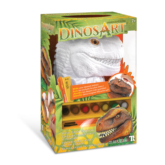 Dinosart Wish Bank Painting - T-Rex