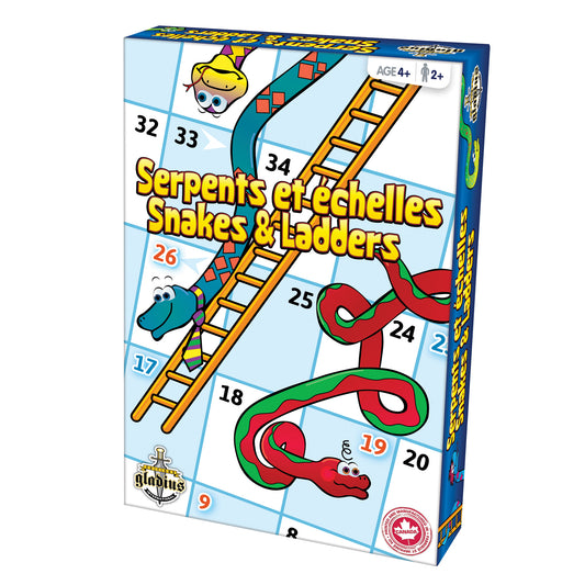Snakes and ladders vertical box